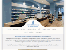 Tablet Screenshot of mycapitalpharmacy.com